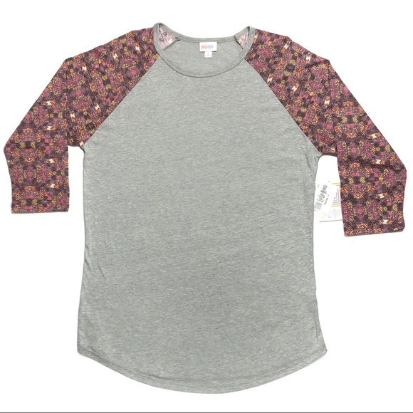 LuLaRoe Randy Raglan T-shirt - Picture 2 of 8